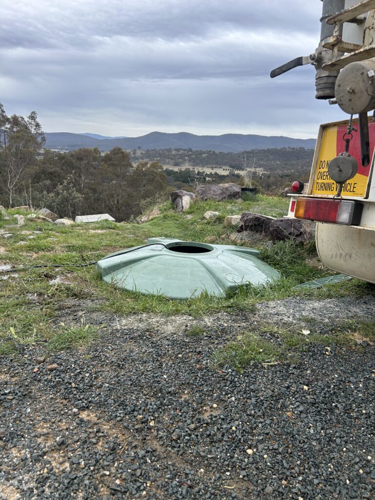 ACT Septic Services work