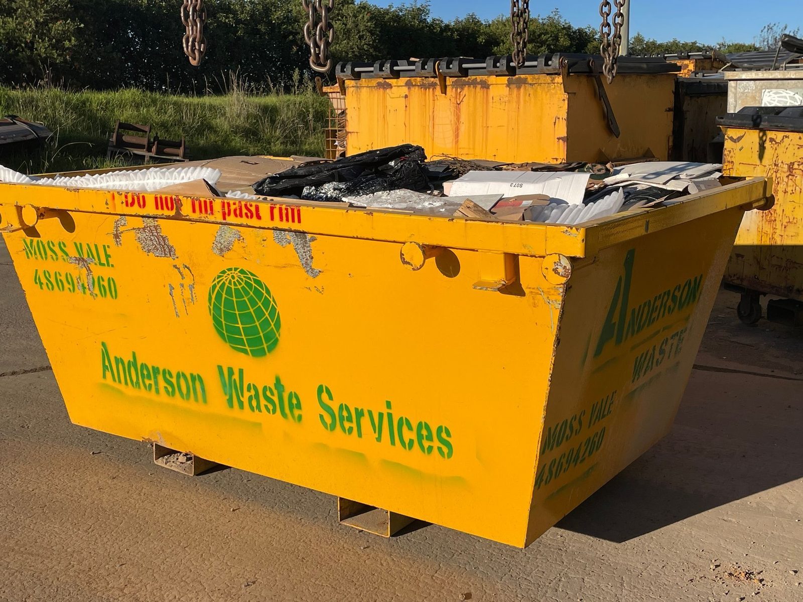Anderson Waste Services on site