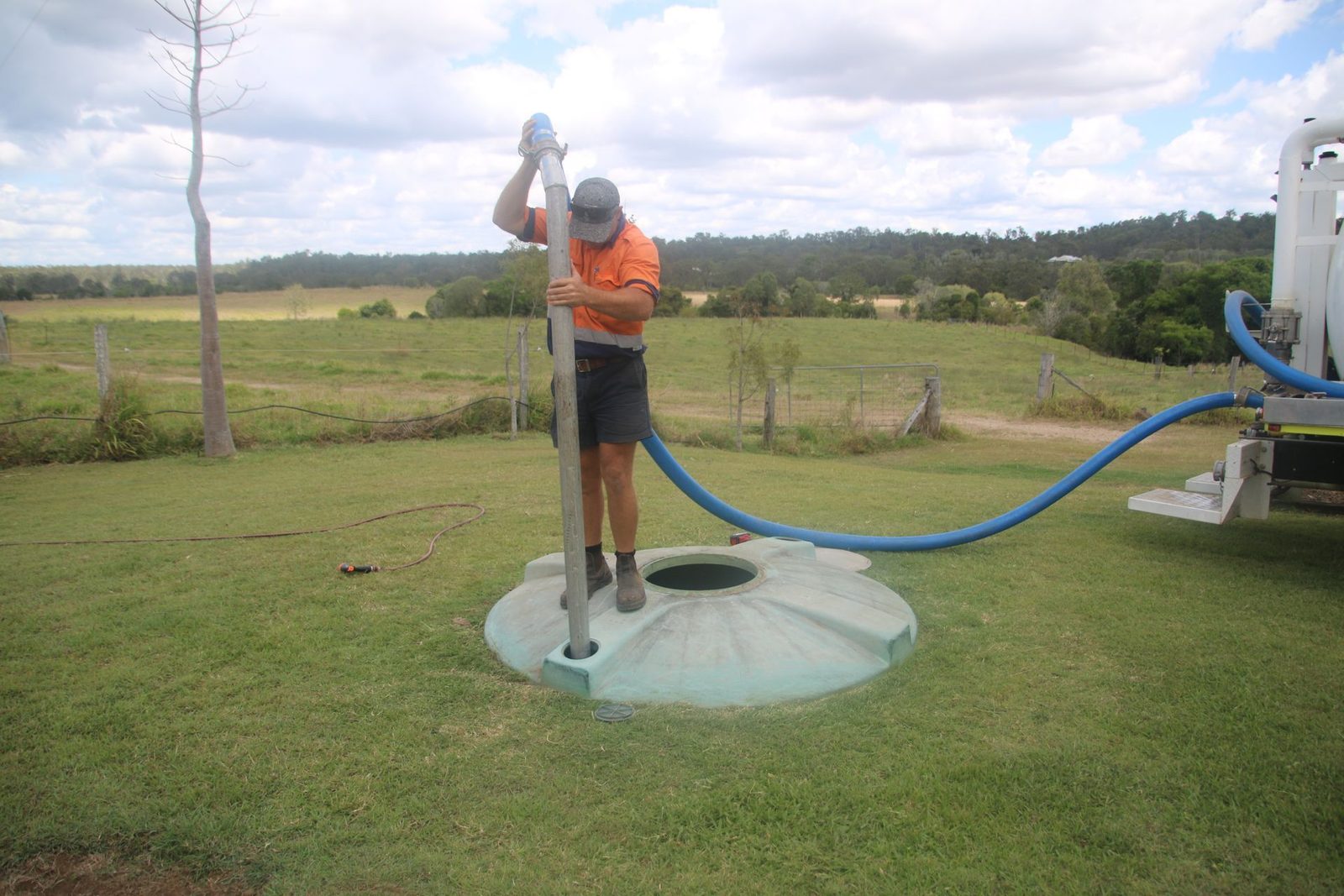 Childers Waste & Domestic Water Service Pty Ltd on site