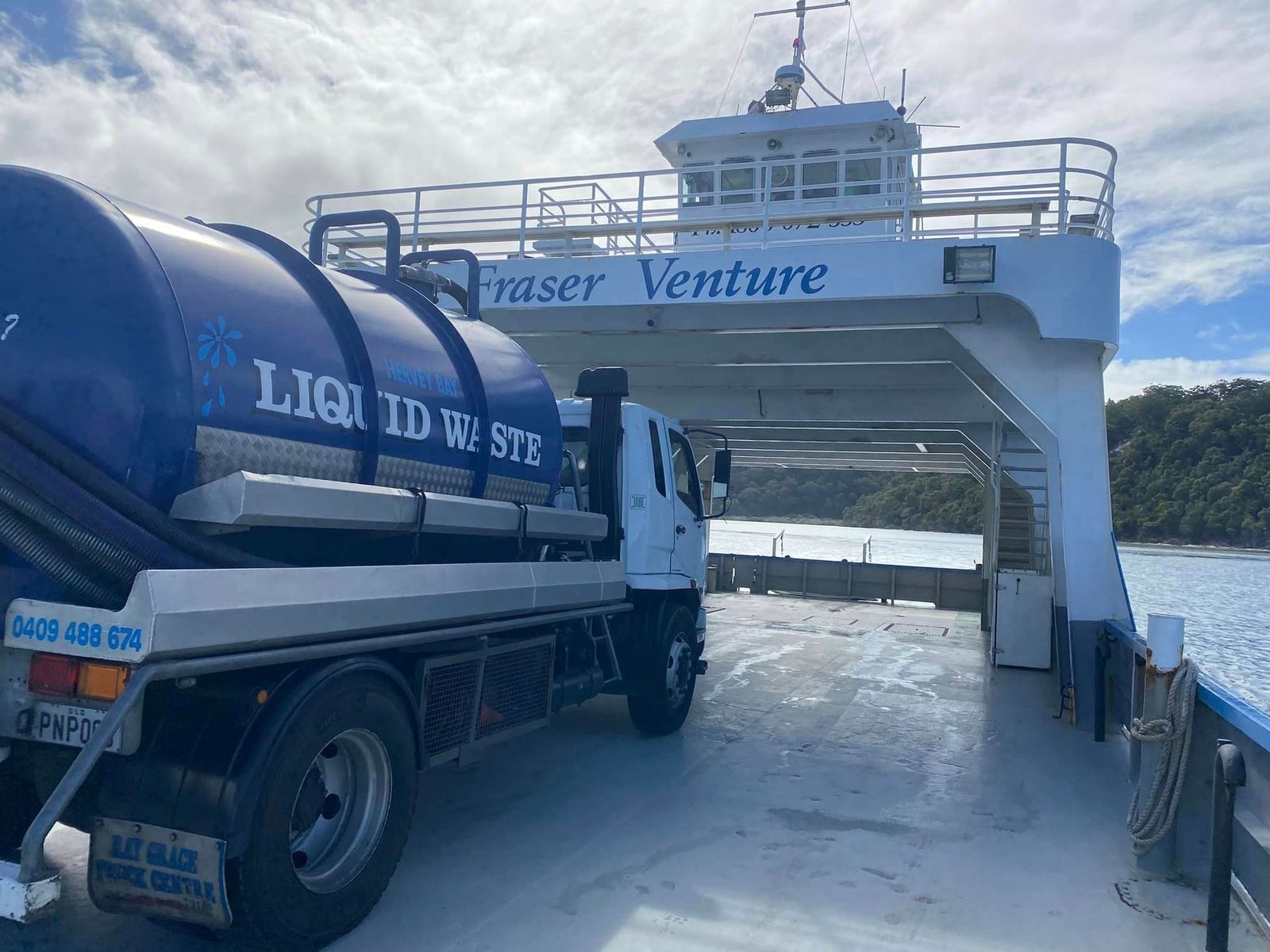 Hervey Bay Liquid Waste on site
