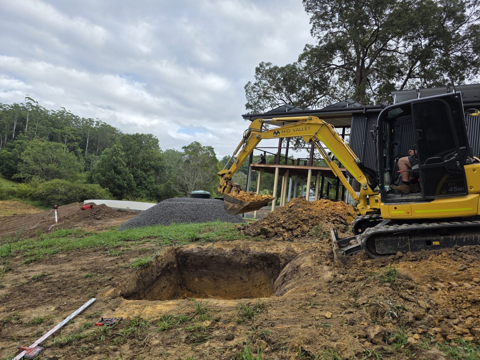 Mid Valley Septics on site