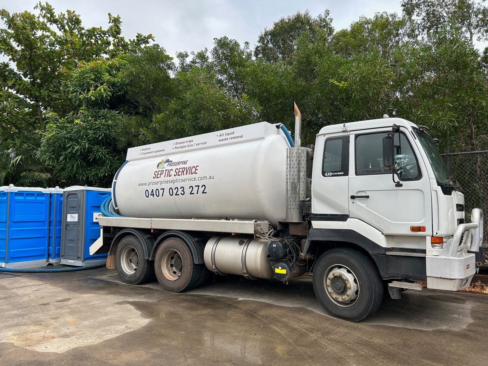 Proserpine Septic Service on site