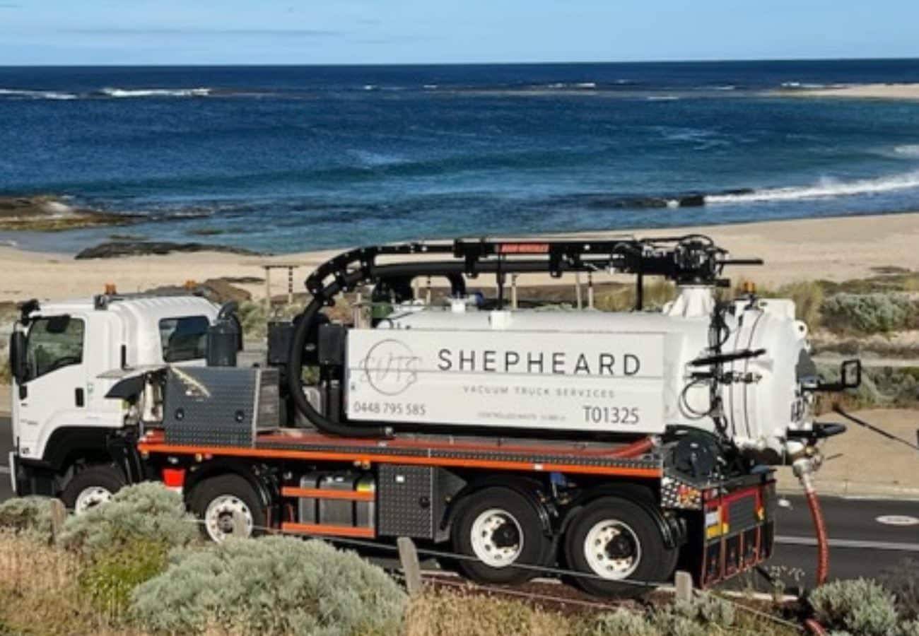 Shepheard Vacuum Truck Services on site