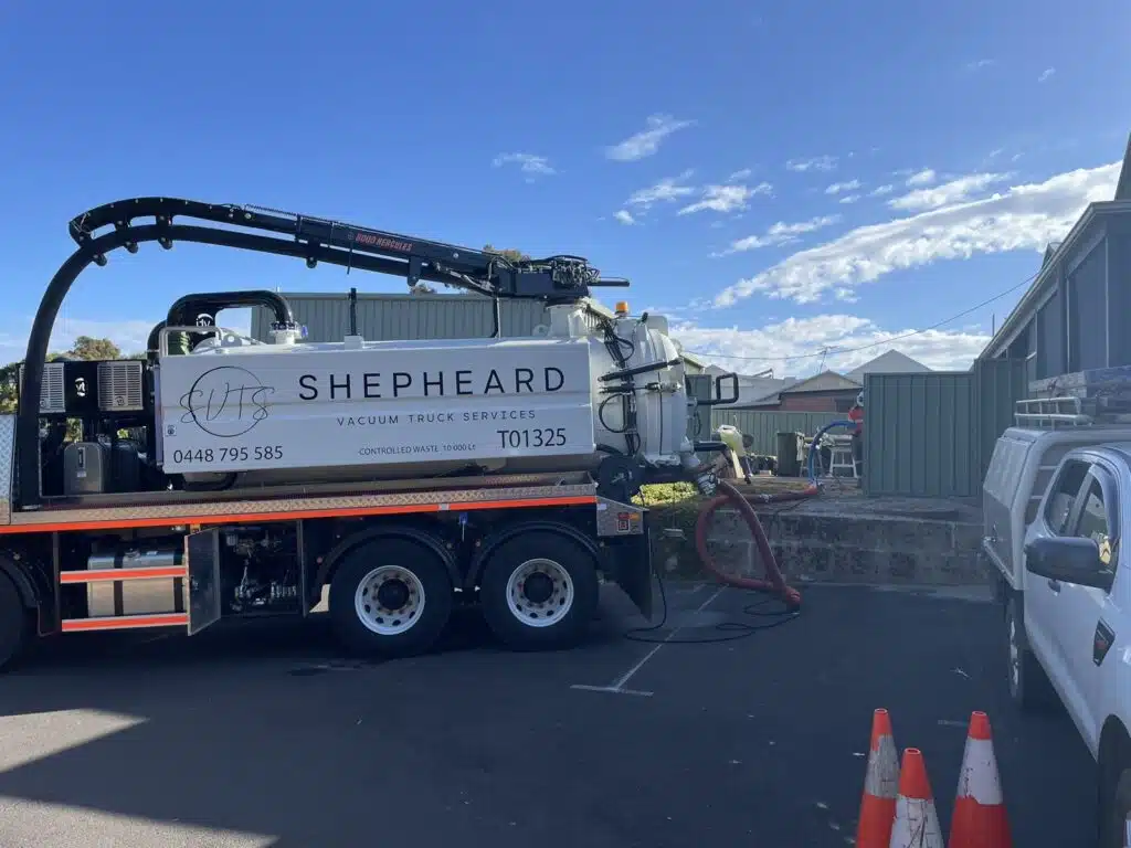 Shepheard Vacuum Truck Services work