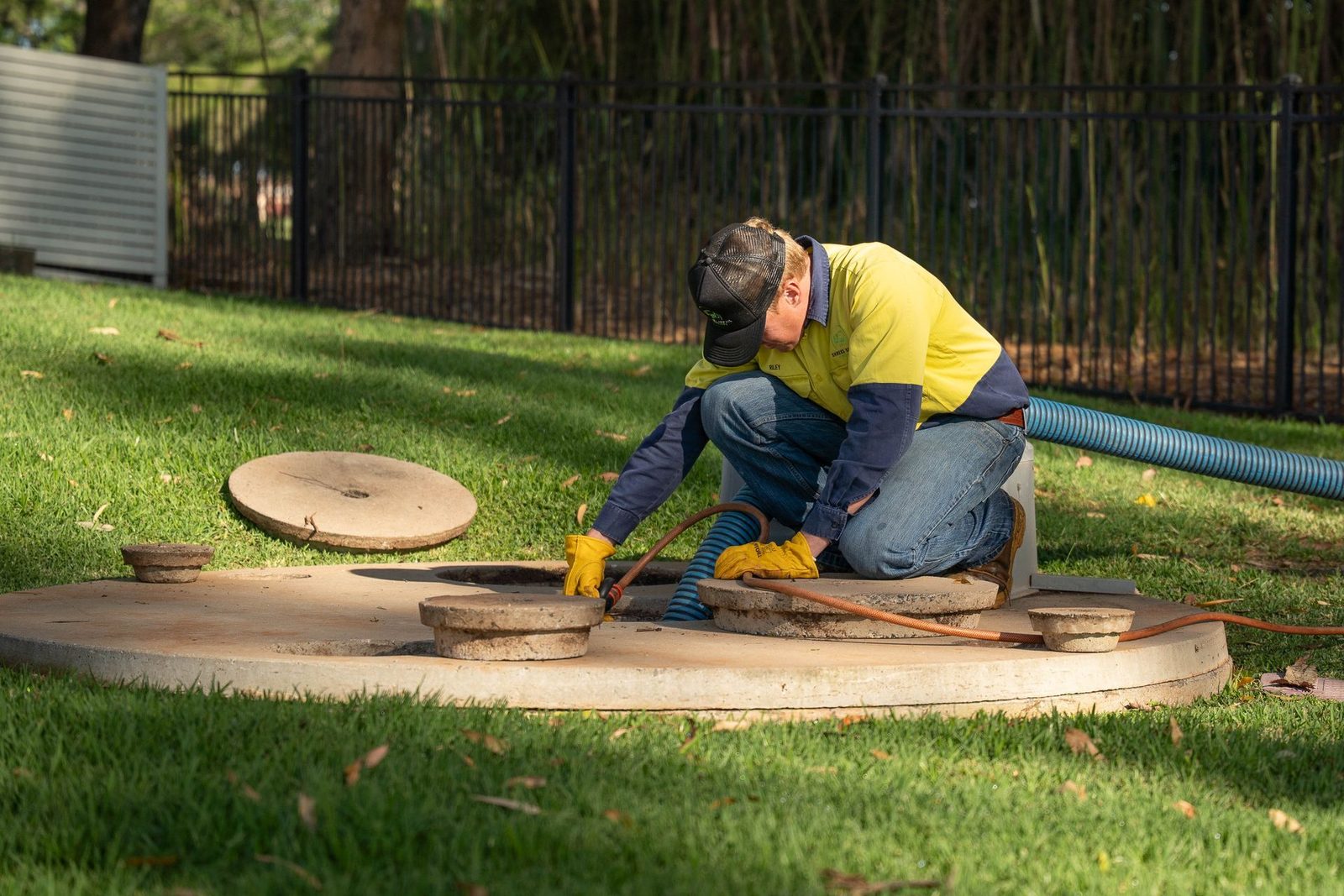 Shreks Septic Services work