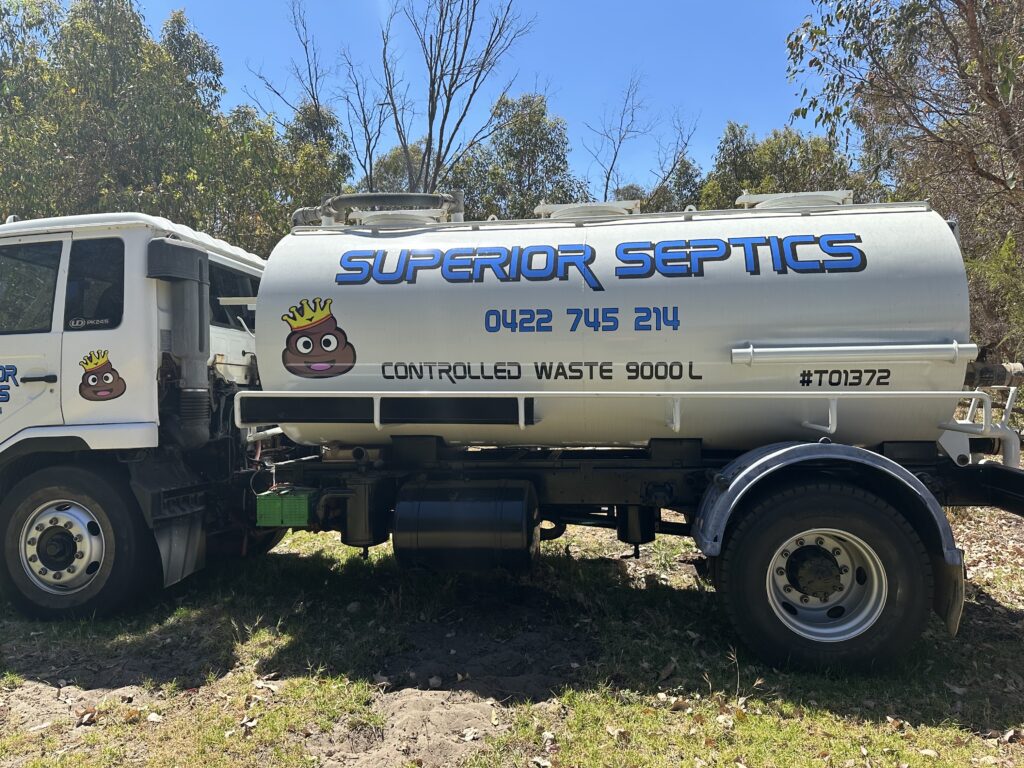 Superior Septics on site